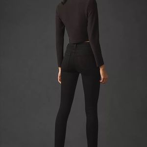 Top Rated Paige High-Rise Hoxton Black Jeans $189 Original, Skinny/Straight